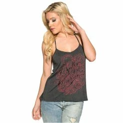 Sullen Angels Racerback Tank Top - Vice Script Grau