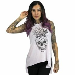 Sullen Angels Tank Top - Pineapple Skull