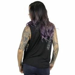 Sullen Clothing Burnout Muscle Tank Top - Butterfly Skull -Banned Alternative Discount Store sullen clothing burnout muscle tank top butterfly skull3