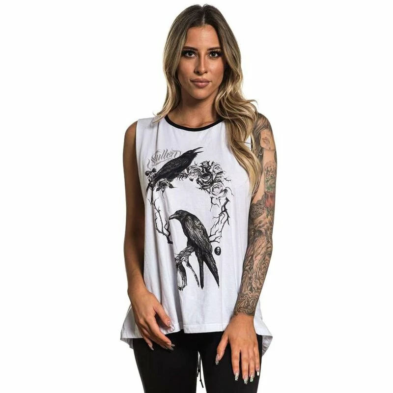 Sullen Clothing Laceback Tank Top - Dark Wreath 1 Sullen Clothing Laceback Tank Top - Dark Wreath