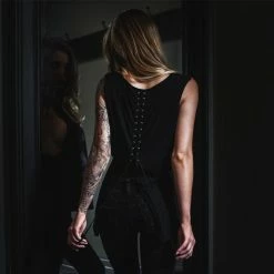 Sullen Clothing Tank Top Mit Schnürung - Jack Dow -Banned Alternative Discount Store sullen clothing tank top mit schnuerung jack dow5