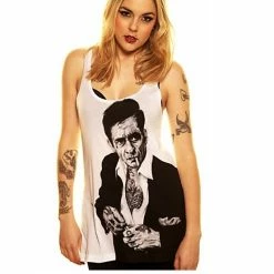 Toxico Girlie Tank Top - Johnny Cash